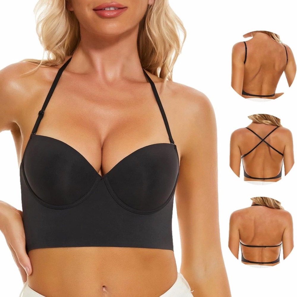 Low back pushup bra NWT